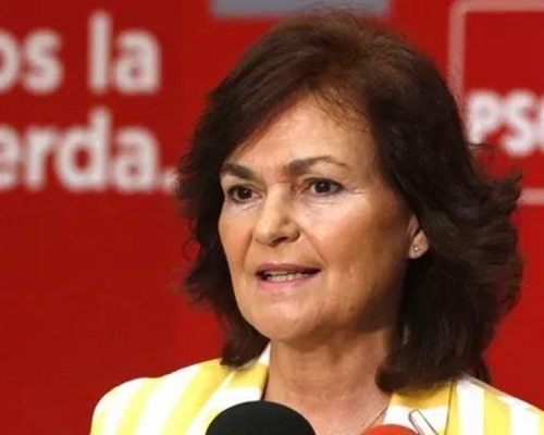 西班牙女副首相卡爾沃。網圖