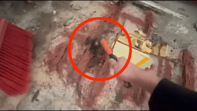 「如果有心幫樓下整，整好啲，打大小小，種鋼筋落呢幅牆......」(HUMA LO＠Youtube影片截圖)