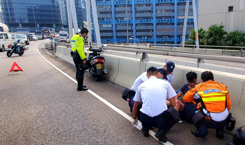 警員在場調查。 林思明攝