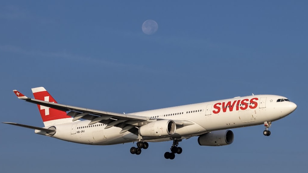 瑞士国际航空（SWISS）客机。 X