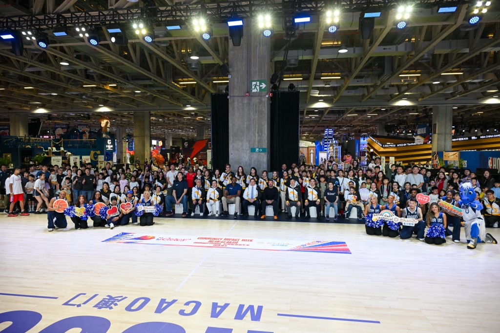 NBA Cares聯同金沙關懷在NBA House舉辦社區籃球嘉年華。攝影：魏國謙