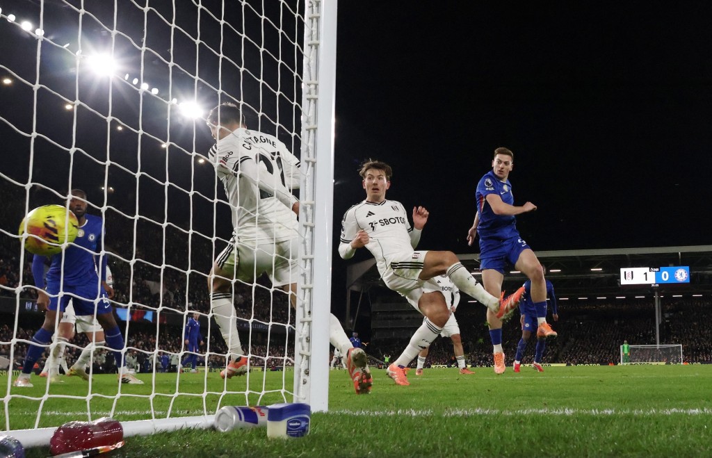 戴納一度為車路士扳平。路透社