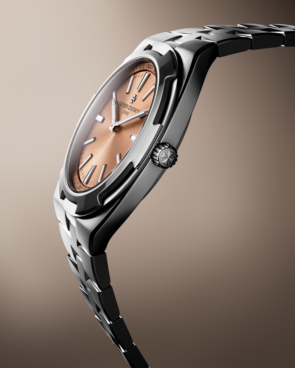 Vacheron Constantin Overseas Self-Winding Ultra-Thin的厚度只有7.35mm。 Vacheron Constantin Overseas Self-Winding Ultra-Thin的厚度只有7.35mm。