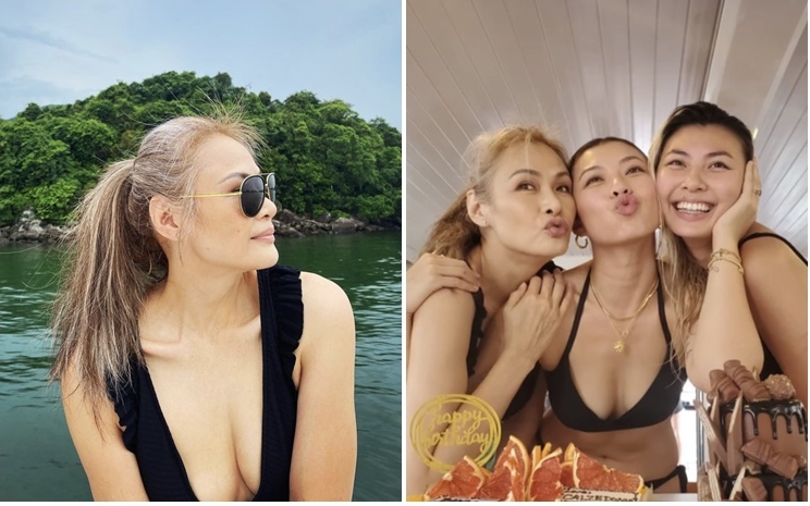 Janet 露出深不可测的事业缐，好有睇头！