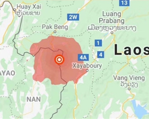 老挝与泰国边境地区发生6.1级地震。（网图）