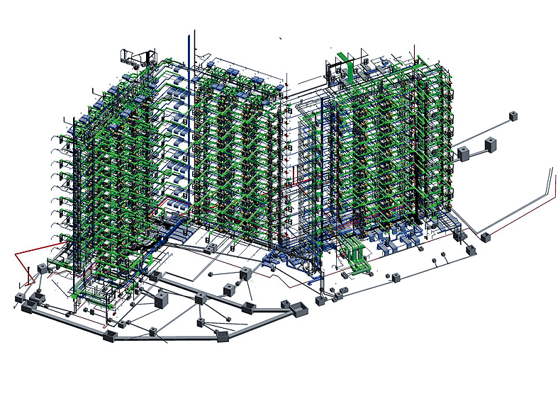 BIM模型包含豐富的建築資產訊息，有助設施管理人員規劃及保養建築設施。