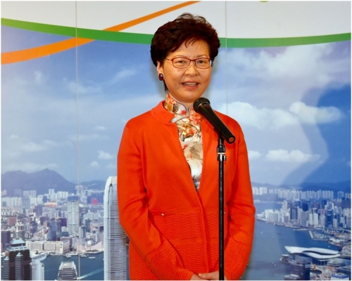 林鄭月娥重申目前無撤換任何官員的計畫。