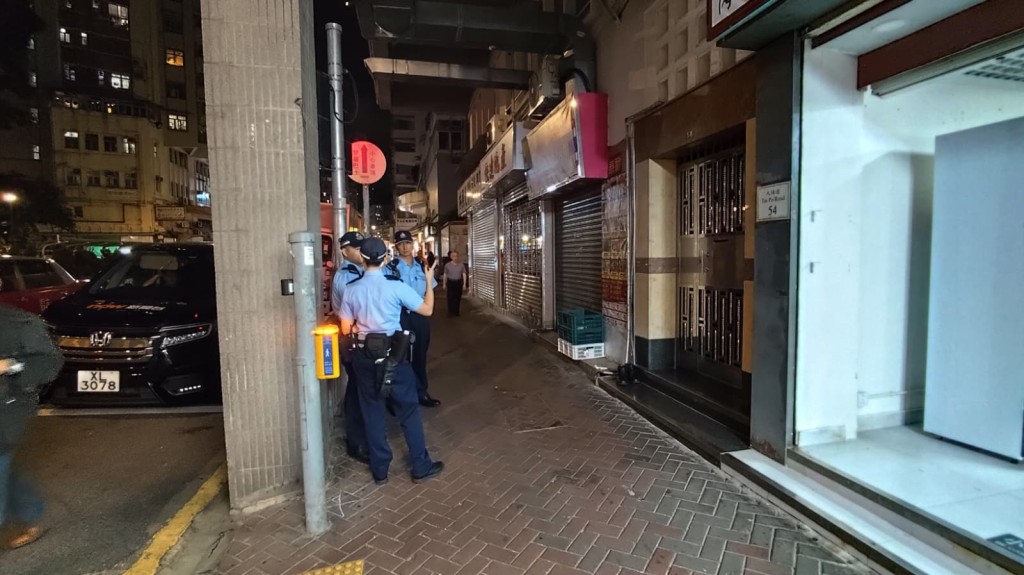 警方到場調查。