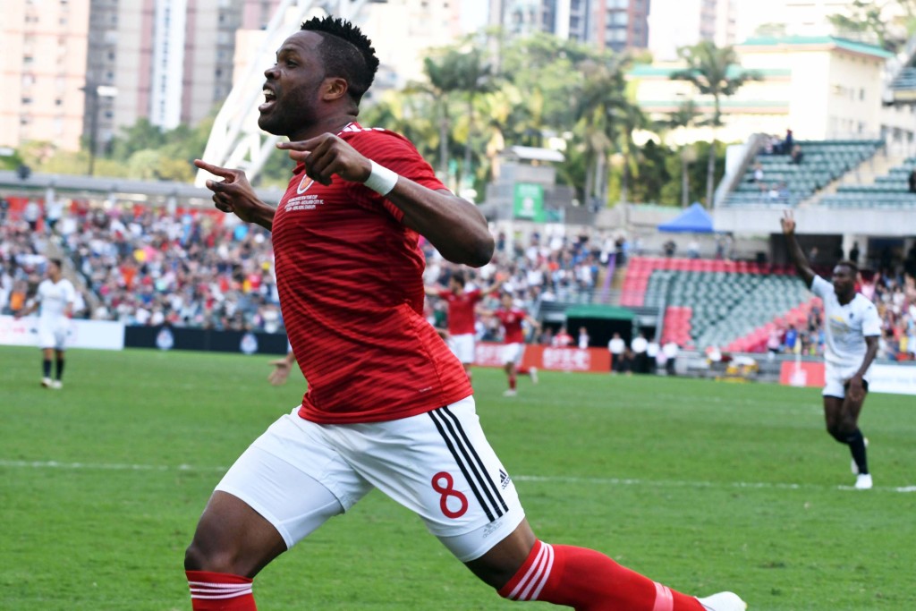 艾華為港聯一箭定江山。郭晉朗攝