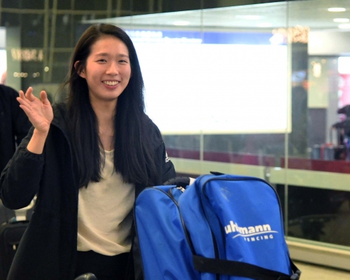 香港美女劍客江旻憓劍指東京奧運。郭晉朗攝