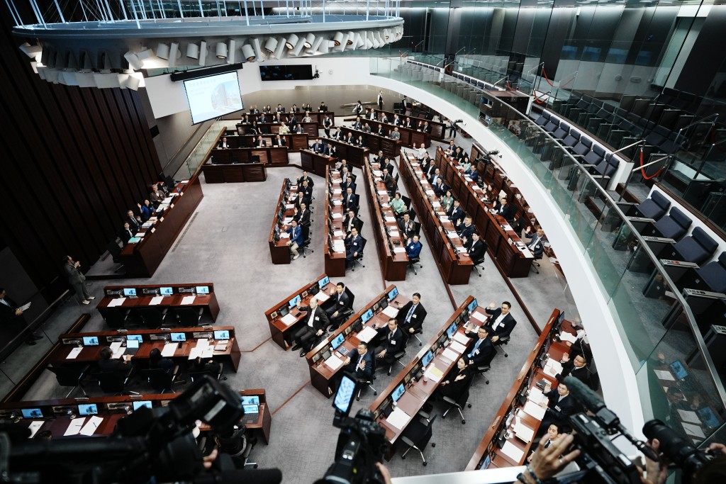 90位候任議員今日立法會事務簡介會。汪旭峰攝 90位候任議員今日立法會事務簡介會。汪旭峰攝