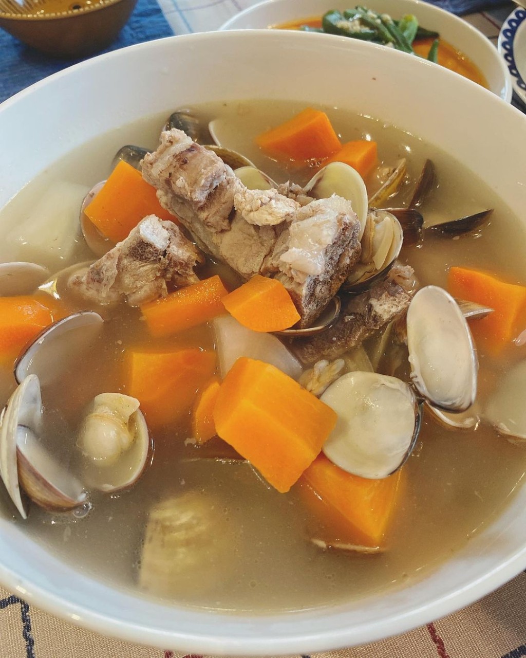蜆湯。