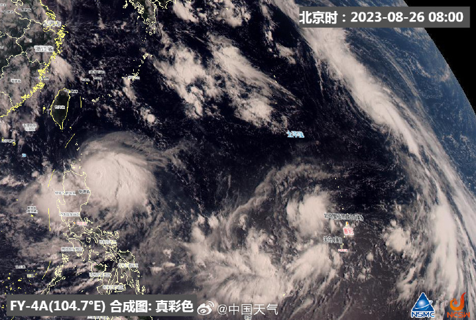 熱帶擾動正在醞釀形成。中國天氣微博圖片