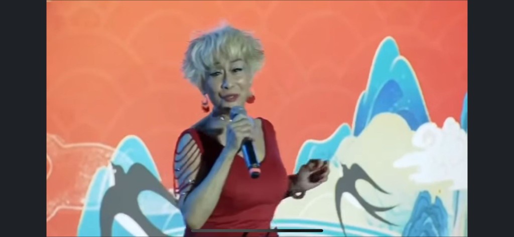 陳曼娜近日分享她在「貴陽路邊音樂會」上演唱的影片。 陳曼娜近日分享她在「貴陽路邊音樂會」上演唱的影片。