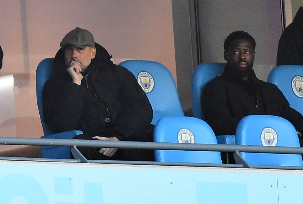 哥迪奧拿因為累積3面黃牌，未能在場邊督師。路透社