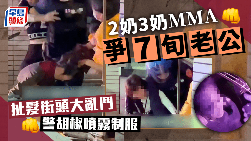 台灣近日熱議一段三角孽戀，三位當事人合計有近「200歲」，其中二奶和三奶為爭奪年逾七旬的「老公」，在街頭激烈打鬥。
