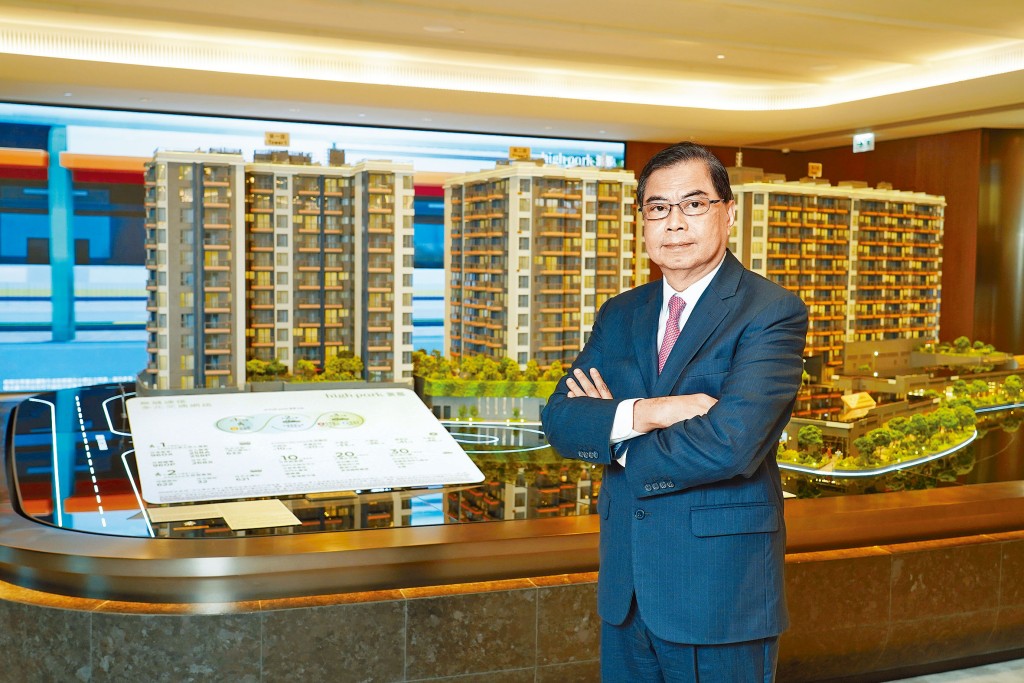 泛海關堡林表示，滙都地下連花園及頂層連天台特色戶，將視乎銷售情況再作部署。