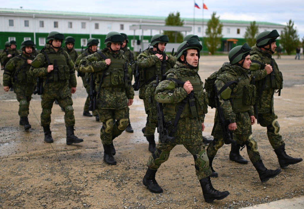 俄罗斯军队。路透社