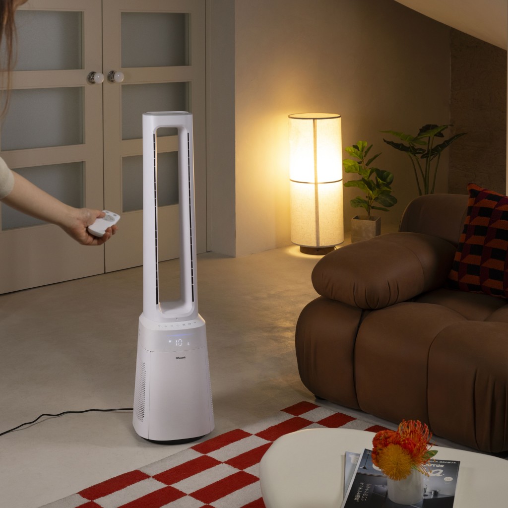 Rasonic 樂信空氣淨化無葉風扇 $998 採用無葉設計,方便清潔打理,加上外型纖巧,能配合現代家居的設計。 Rasonic 樂信空氣淨化無葉風扇 $998 採用無葉設計,方便清潔打理,加上外型纖巧,能配合現代家居的設計。