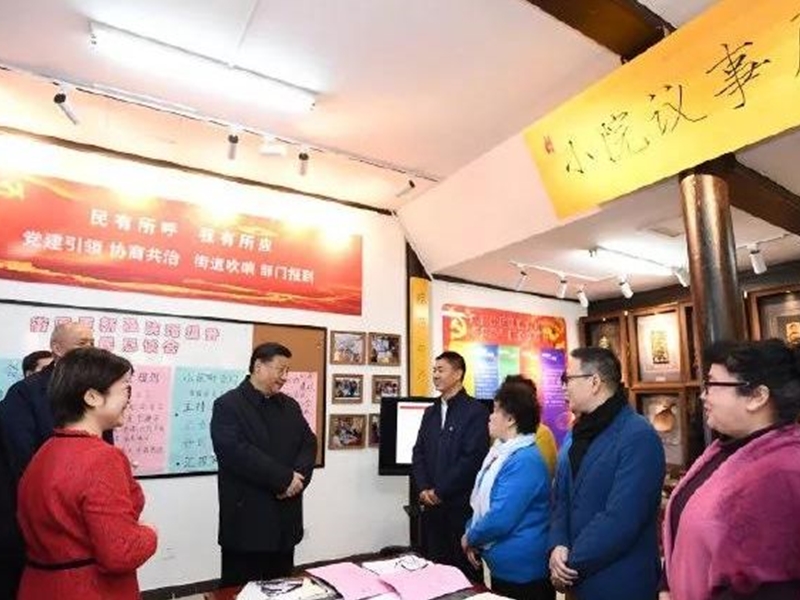 習近平向全國人民送上新春祝福。新華社