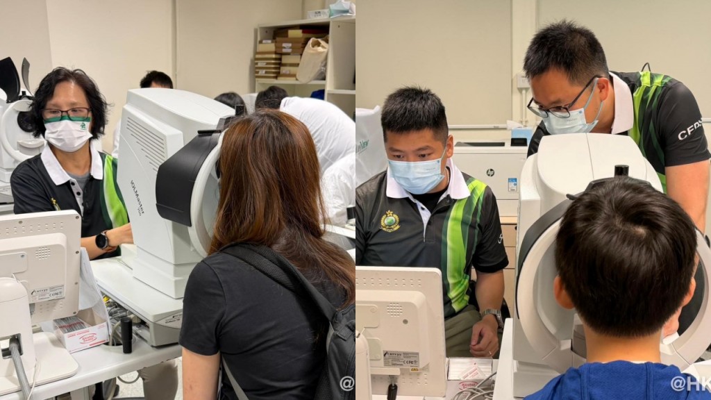 海關義工隊支援中大眼科中心 協助學童參與眼科保健計劃