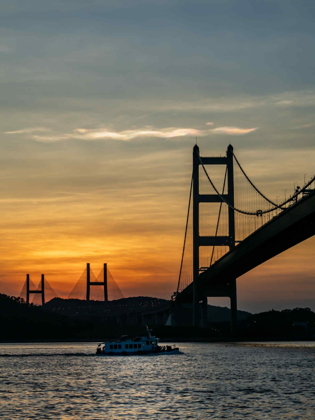 fb「香港天文台 HKO」截圖。攝：Joseph Leung / 青馬大橋 / 2025年11月9日 / CWOS