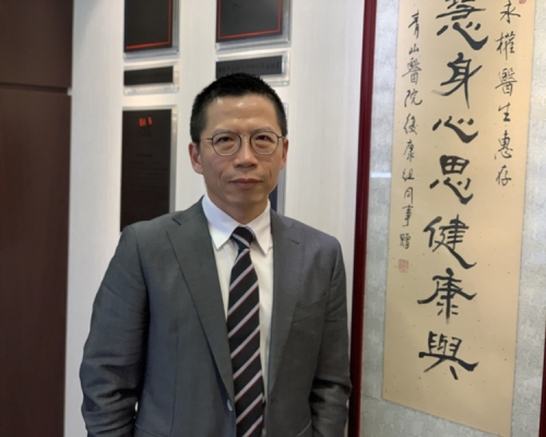 精神科專科醫生宋永權指，本港人口約百分之三患ADHD。 蔡俊傑攝