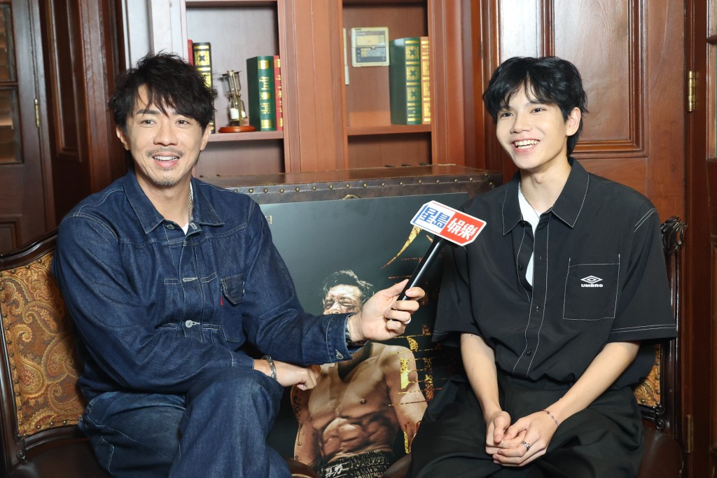 張繼聰笑稱時光飛逝，《金童》中的「兒子」劉皓嵐長大成人。