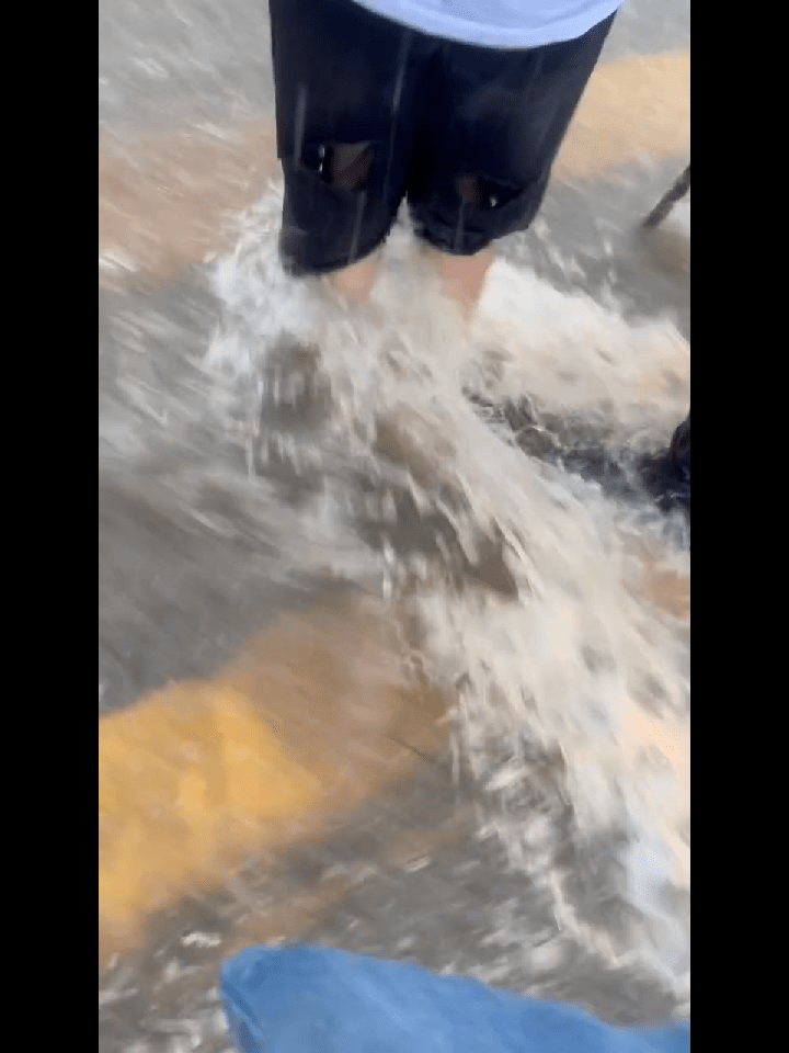 水浸至小腿位置 水浸至小腿位置