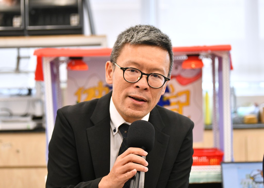 瑪利諾中學校長鄭英佳表示，鼓勵學生應用創科能力服務社會。盧江球攝