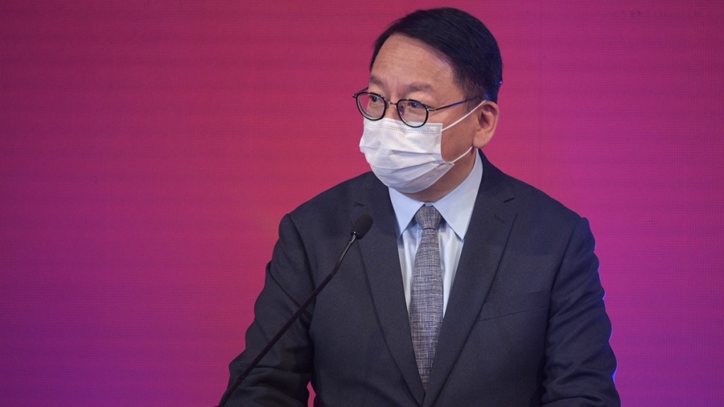 政務司司長高級私人助理確診 ，陳國基快測結果為陰性。資料圖片