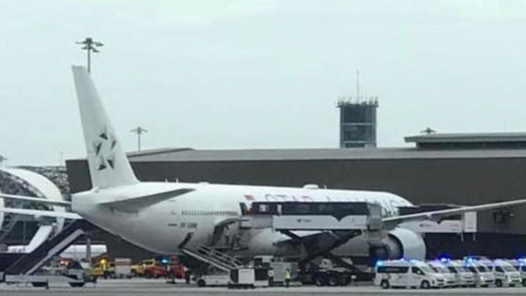 新加坡航空一客機緊急迫降泰國，入境處稱至今並未接獲港人求助。(facebook)