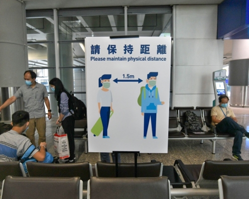 機場明起為離境旅客提供病毒檢測服務。資料圖片