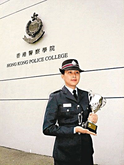 見習督察劉施霖2011年以學警身份畢業。受訪者提供 見習督察劉施霖2011年以學警身份畢業。受訪者提供