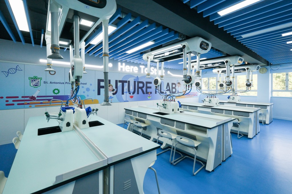 聖安當小學70萬建Future i Lab 解構吊裝系統（圖：Vincent）