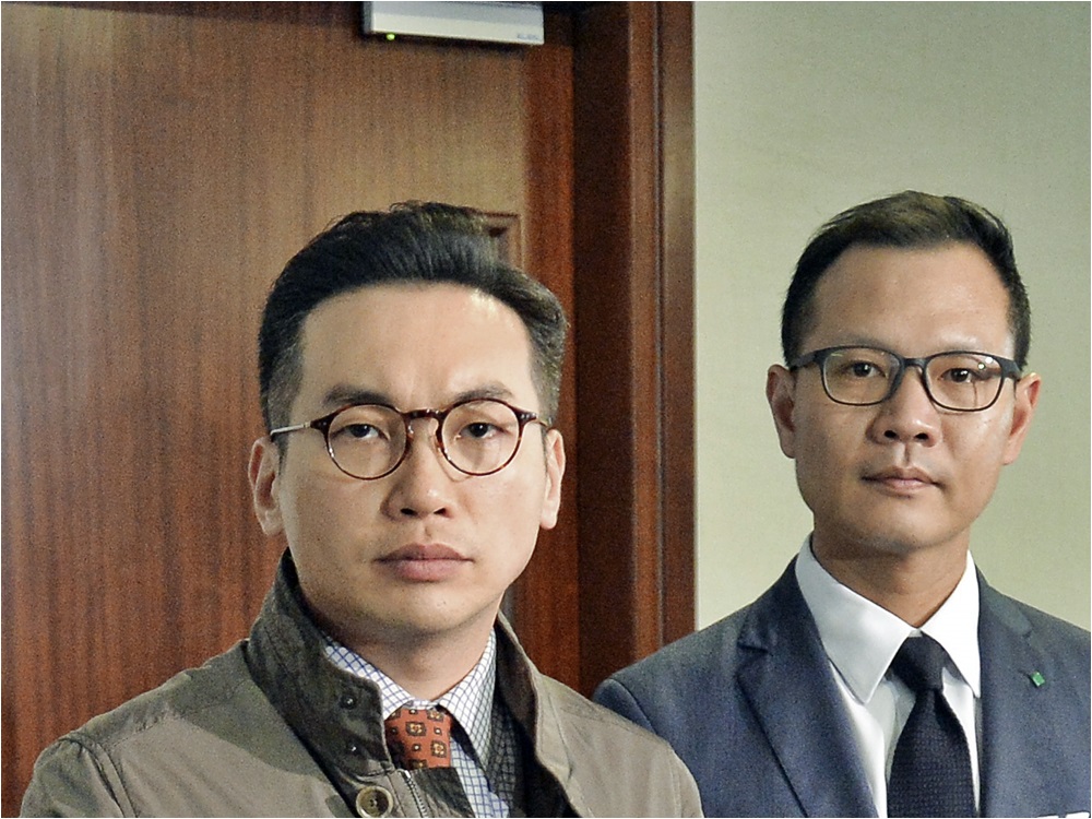 被DQ的楊岳橋郭榮鏗則退出執委。資料圖片