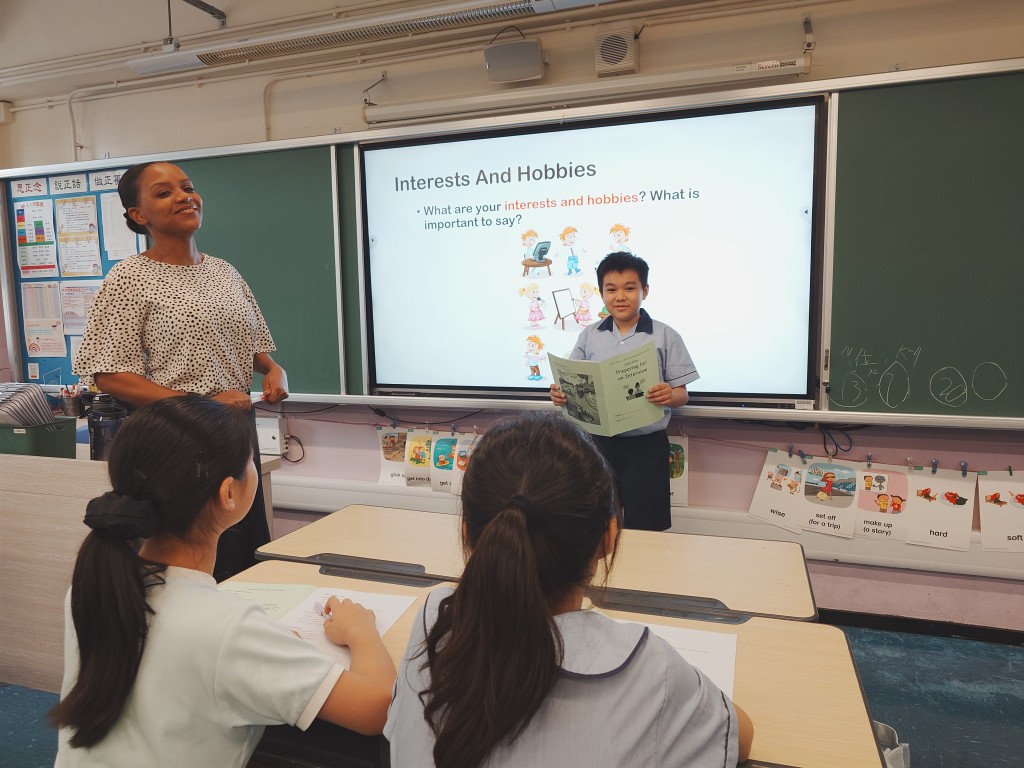透過升中面試班，學生可熟習面試的過程。（圖片來源：受訪學校提供）
