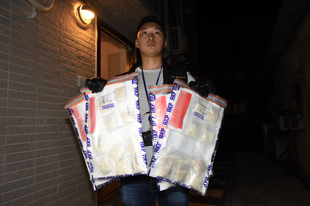 20歲青年涉打鼓嶺販毒被捕。