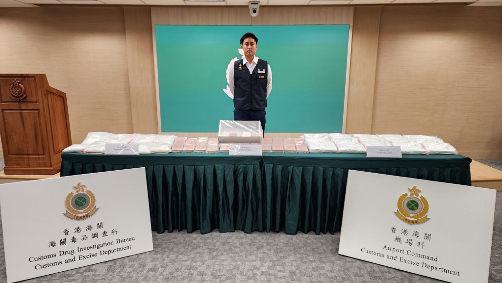 機場海關連破4宗「飛機豬」販毒 檢$3000萬毒品 拘4女最細19歲