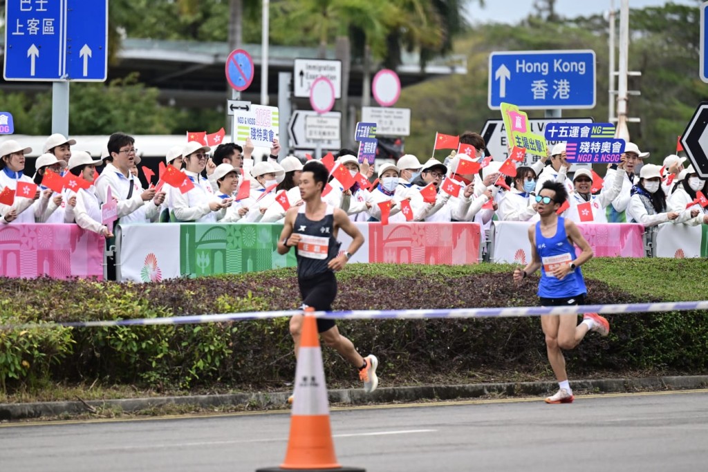 全運會馬拉松測試賽。 劉駿軒攝