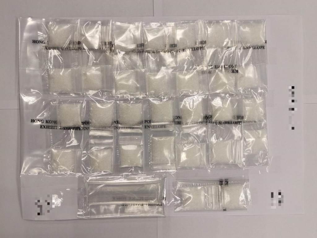 警方行動中檢獲大批毒品。警方圖片