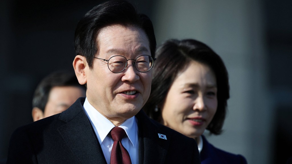 李在明今將會晤中國總理李強和人大委員長趙樂際。 路透社