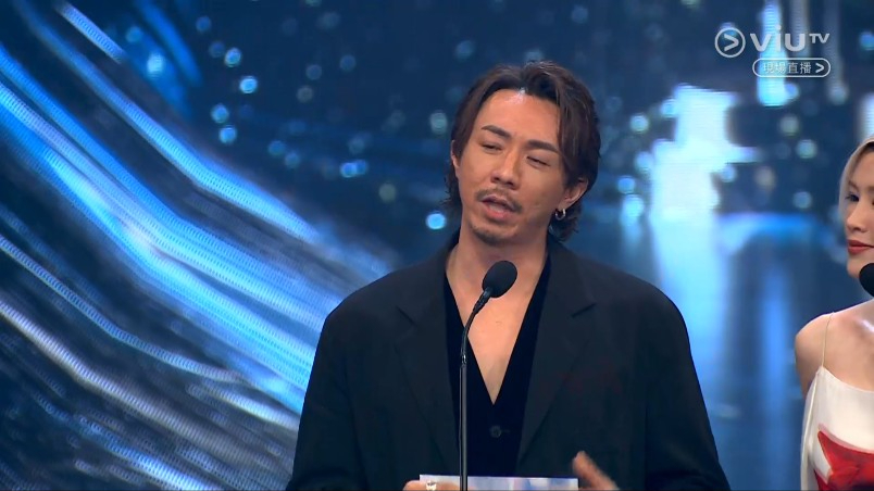  陳蕾與張繼聰一同頒發最佳原創電影音樂獎及最佳原創電影歌曲獎。