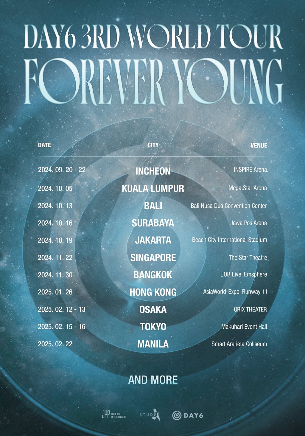 DAY6 世界巡迴演唱會《FOREVER YOUNG》香港站