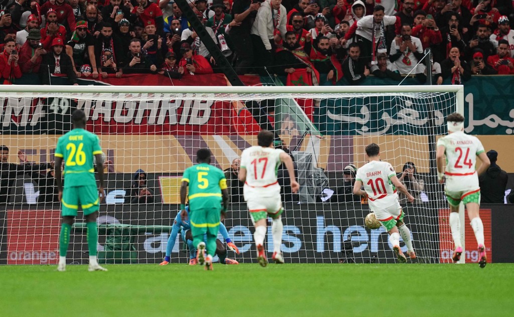 巴謙戴亞斯射失12碼。法新社