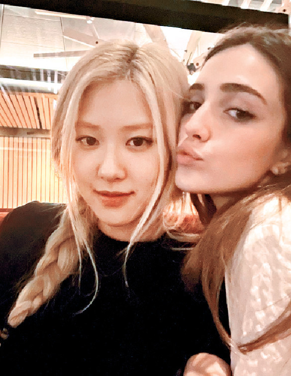 ■Rose分享與Talia Ryder的合照。