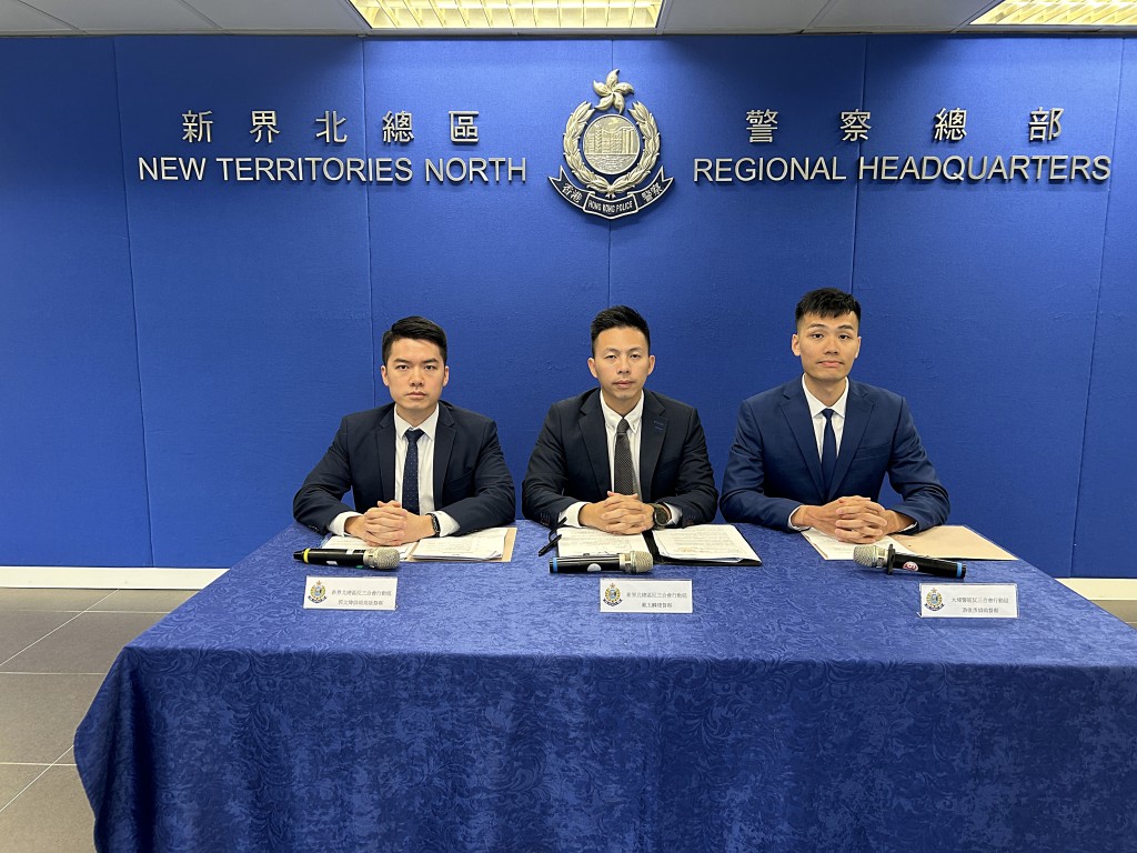 警方交代案情。