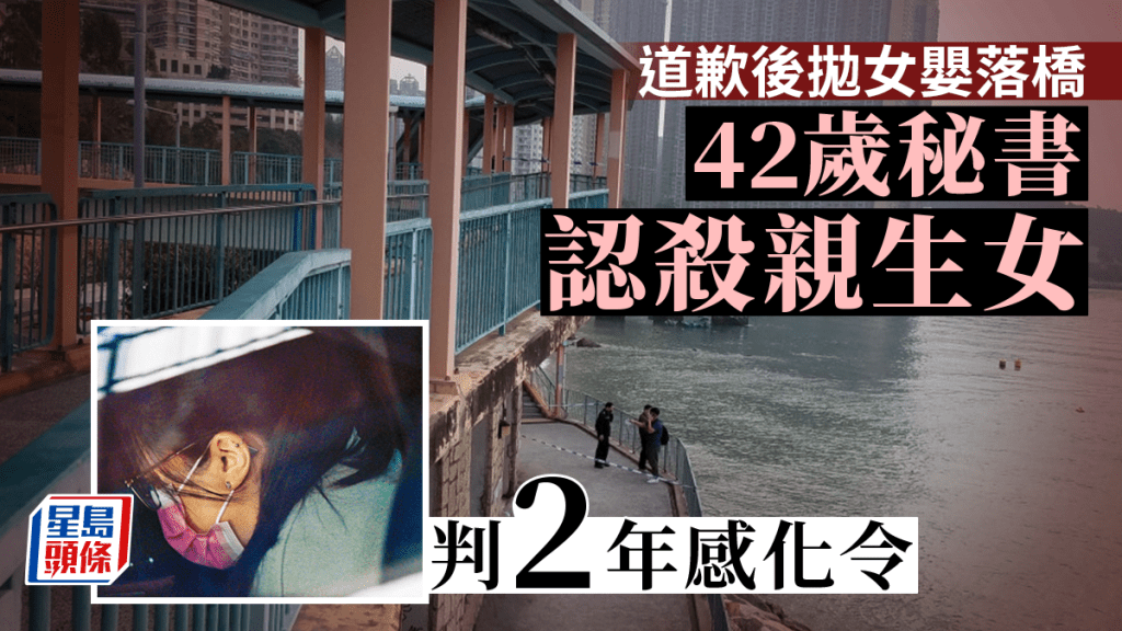 拋初生女兒落天橋亡  42歲母認殺嬰判2年感化令