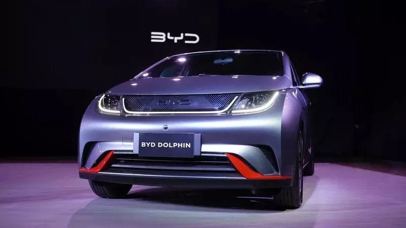 中國比亞迪多款汽車打入美國市場。