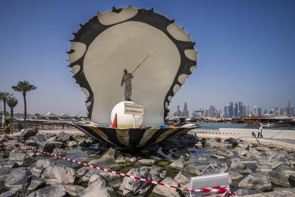 英国《卫报》去年曾报道，自从卡塔尔于2010年夺得世界杯主办权以来，有多达6500名来自南亚地区的外劳在该国死亡。AP资料图片